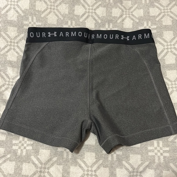 Under Armour Gray Spandex Shorts Size M - Picture 4 of 4